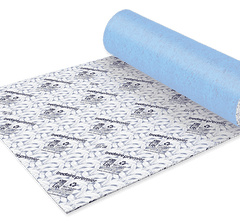 Premium flooring underlay selection including acoustic, thermal, and moisture barrier options