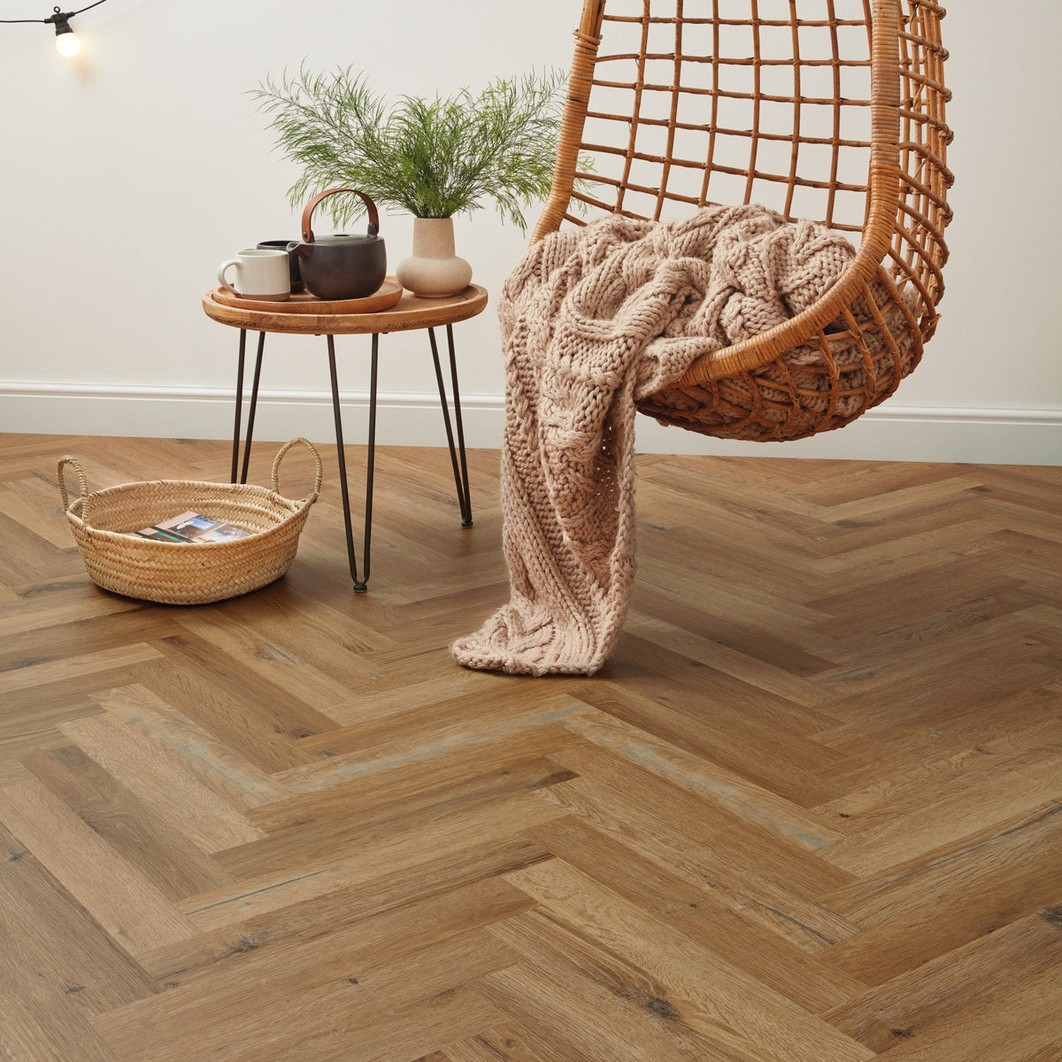 Traditional Character Oak Karndean Knight Tile herringbone