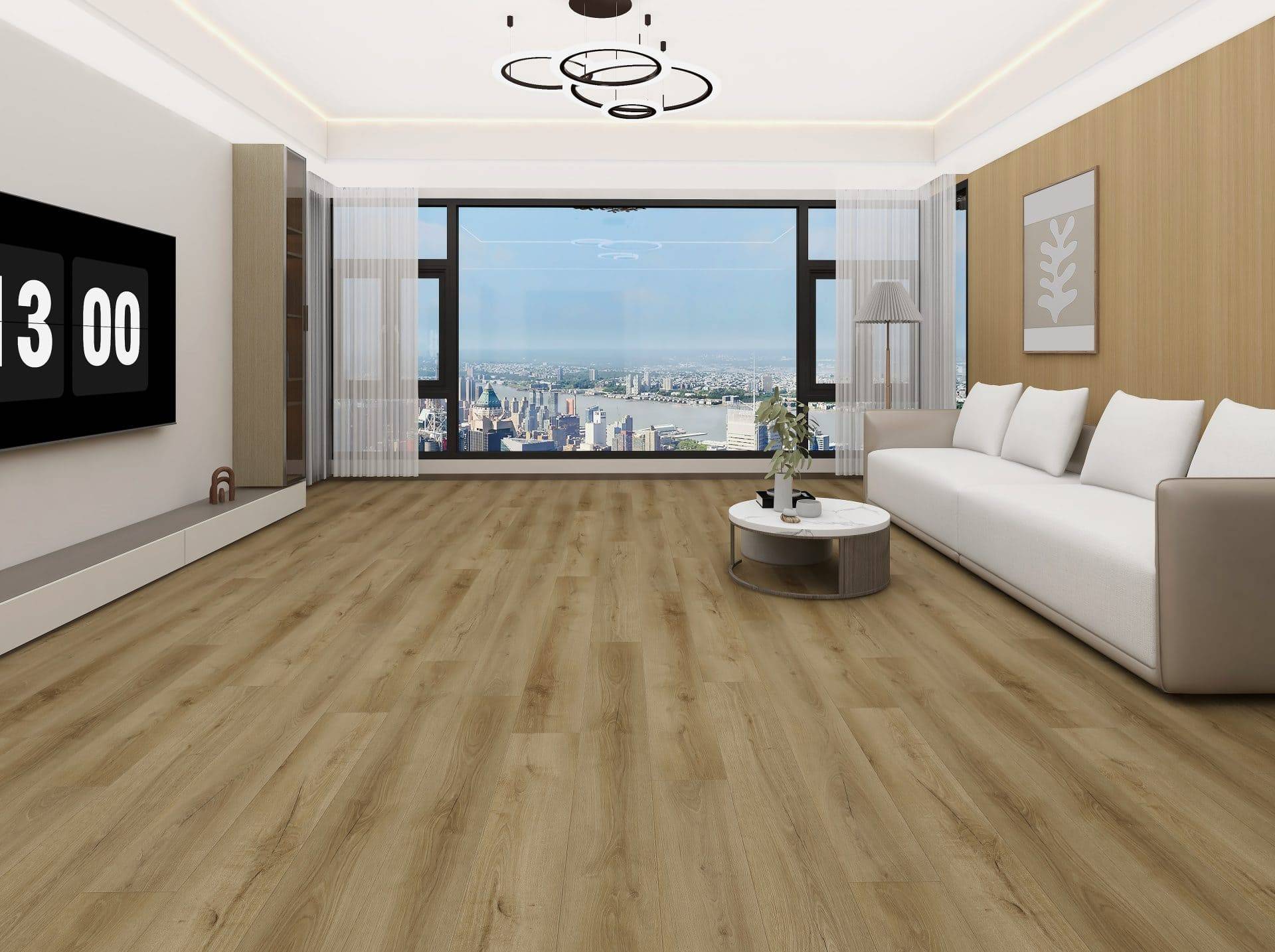 Woods Click SPC Oak Vinyl Flooring – Waterproof LVT 4.4mm Oak Wood Effect