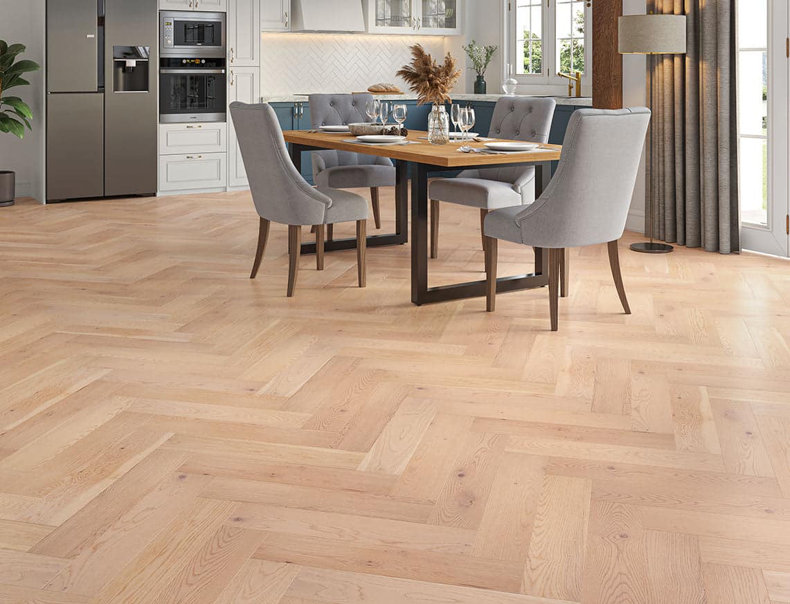 Flooring Wholesale Wood Salcey Oak Herringbone Room Image