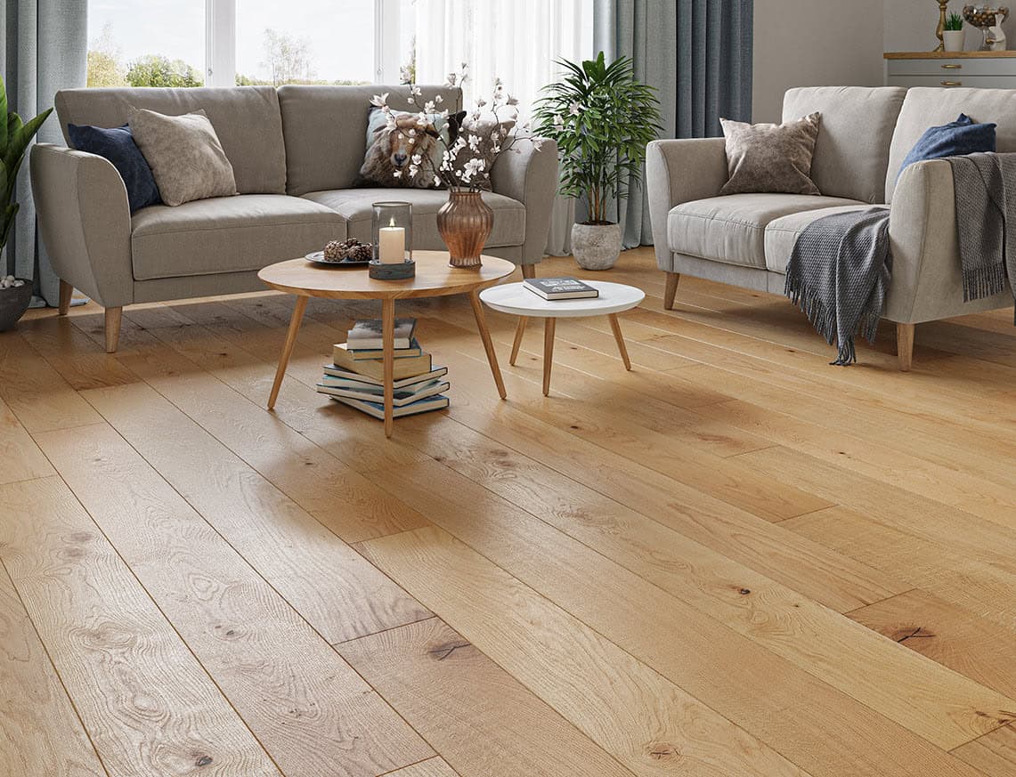 Flooring Wholesale Wood Hamsterley Oak Room Image