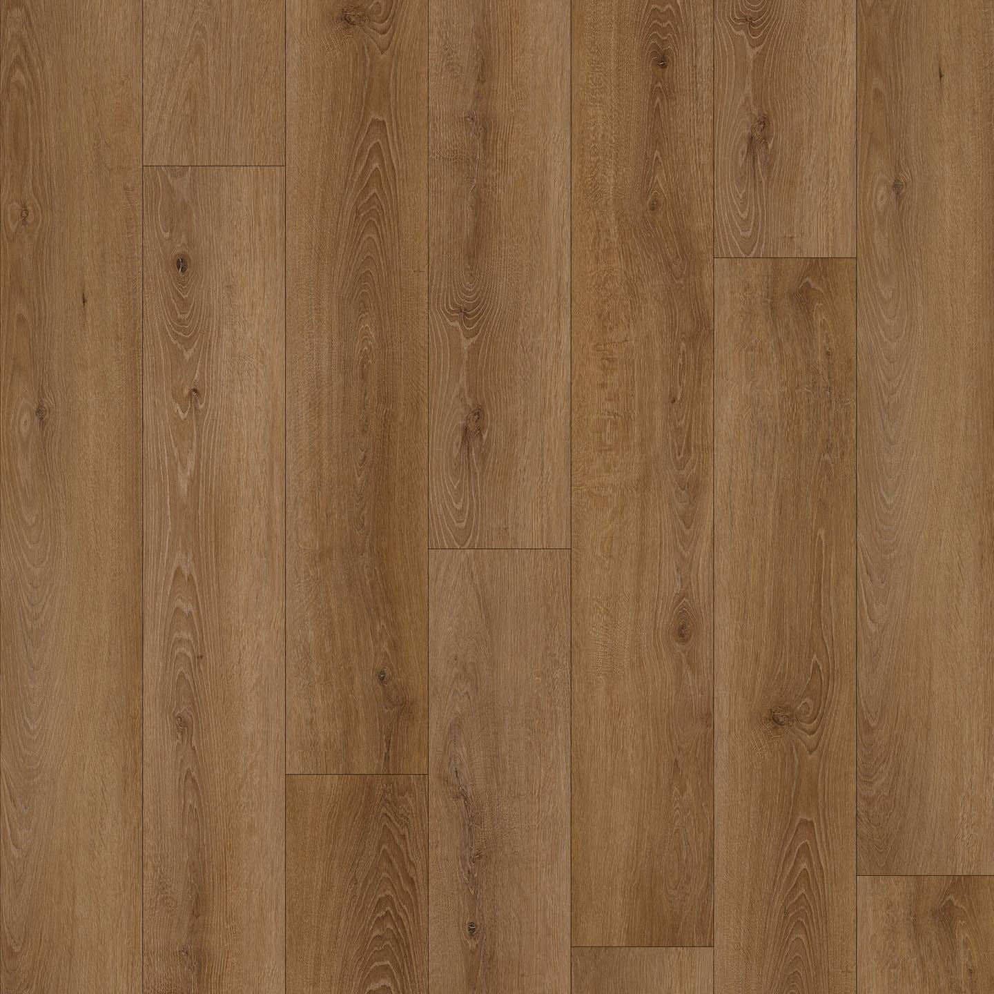 Woods Click SPC Rustic Oak Vinyl Flooring Installed in Bedroom
