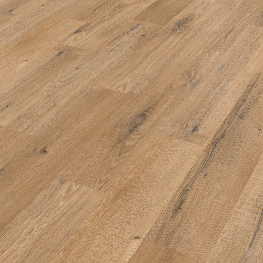 Angled Karndean Knight Tile Natural Character Oak luxury vinyl plank