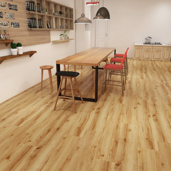 Essentials SPC Golden Oak Click Vinyl Flooring