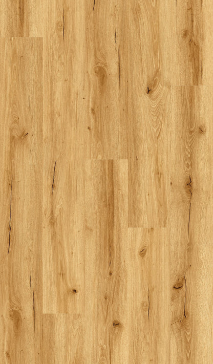 Essentials SPC Golden Oak Click Vinyl Flooring room view
