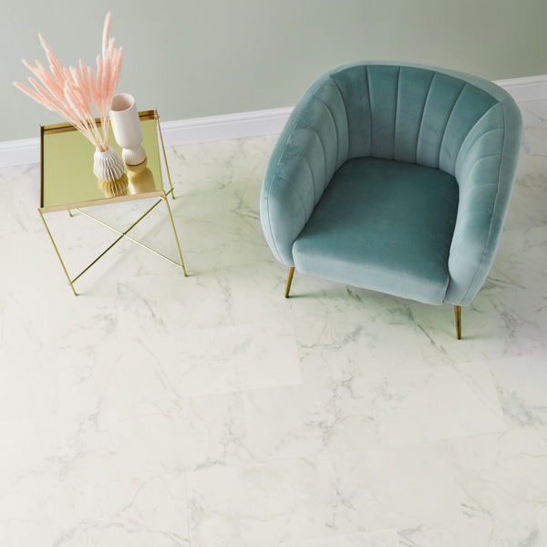 Karndean Knight Tile Glacial Marble ST27 stone-effect LVT