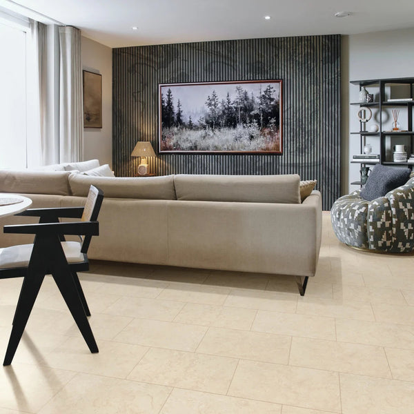 Natural Limestone Karndean Knight Tile stone-effect tile
