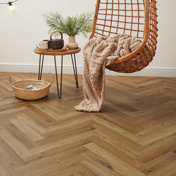 Traditional Character Oak Karndean Knight Tile herringbone