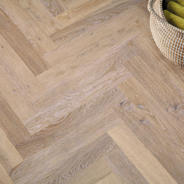Rose Washed Oak Karndean Knight Tile herringbone