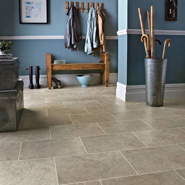 Portland Stone Karndean Knight Tile stone-effect tile